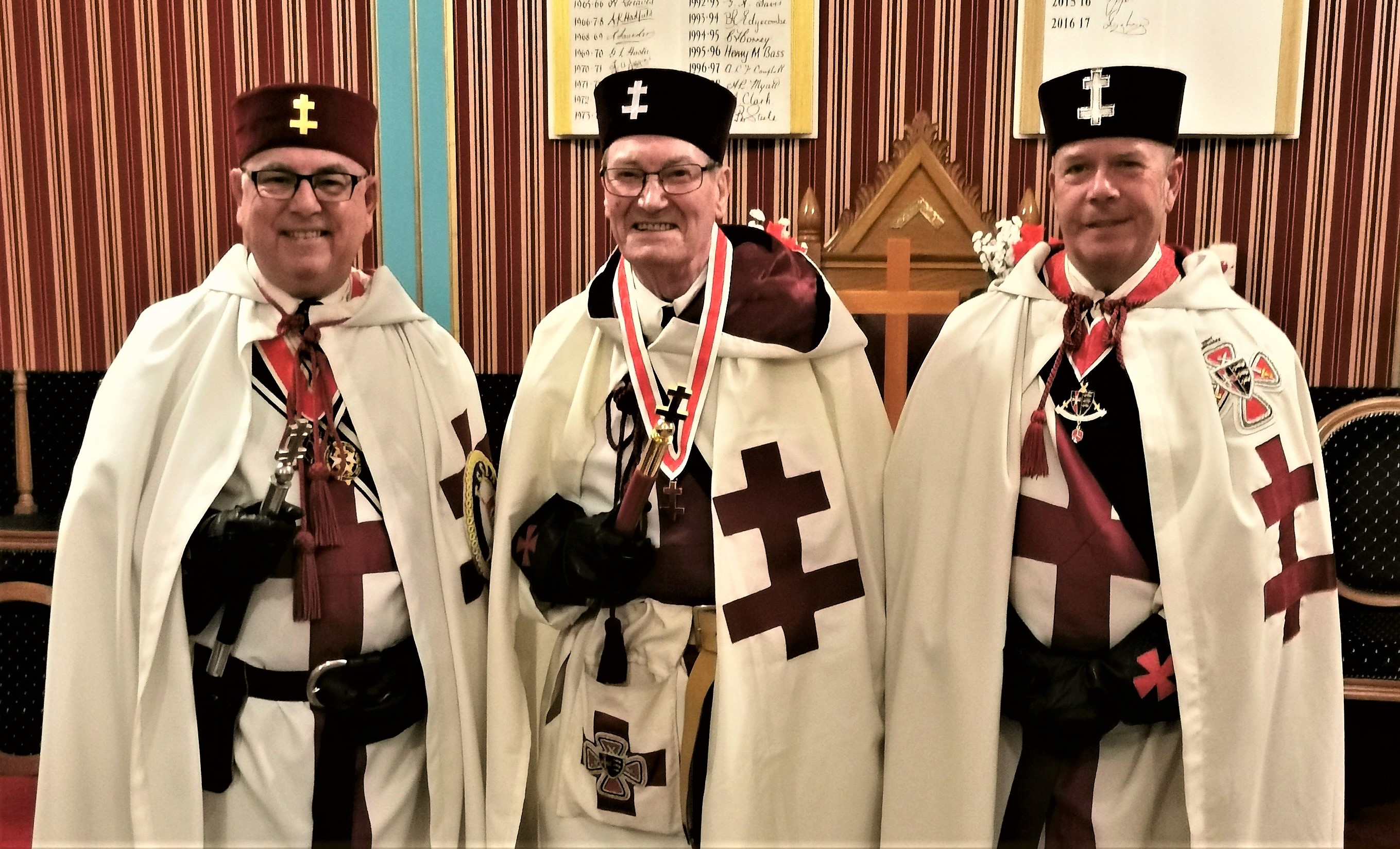 Waltham Holy Cross Preceptory - installation