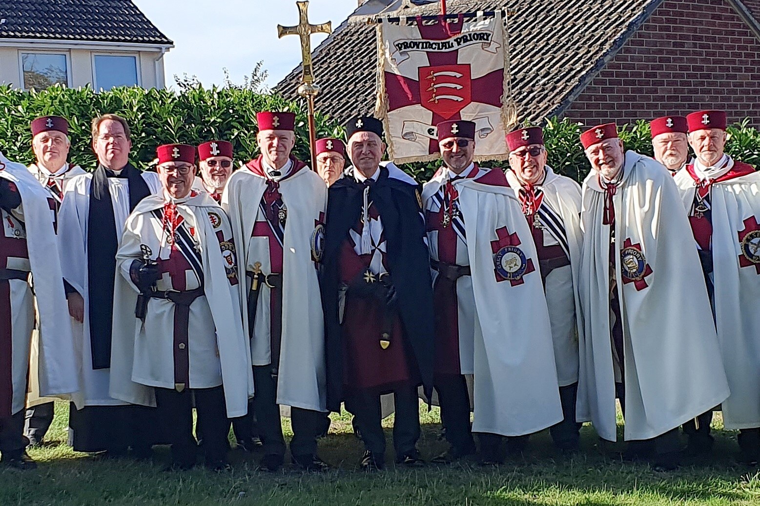 The Provincial Prior, Sub Prior and the Dean of Bocking with some of the Knights of the Province