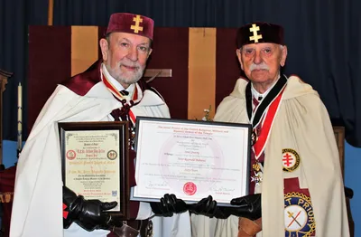 V.E.Kt. Peter Bidmead and the R.E. Provincial Prior