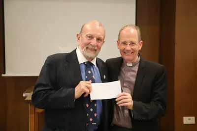 R.E. Provincial Prior with Father Tim Barnes