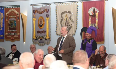 Provincial Prior addresses the Banquet